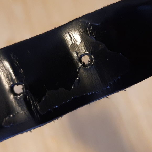 COACH black patent leather belt - Picture 9 of 12